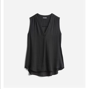 Vince Camuto V-Neck Rumple Shirt